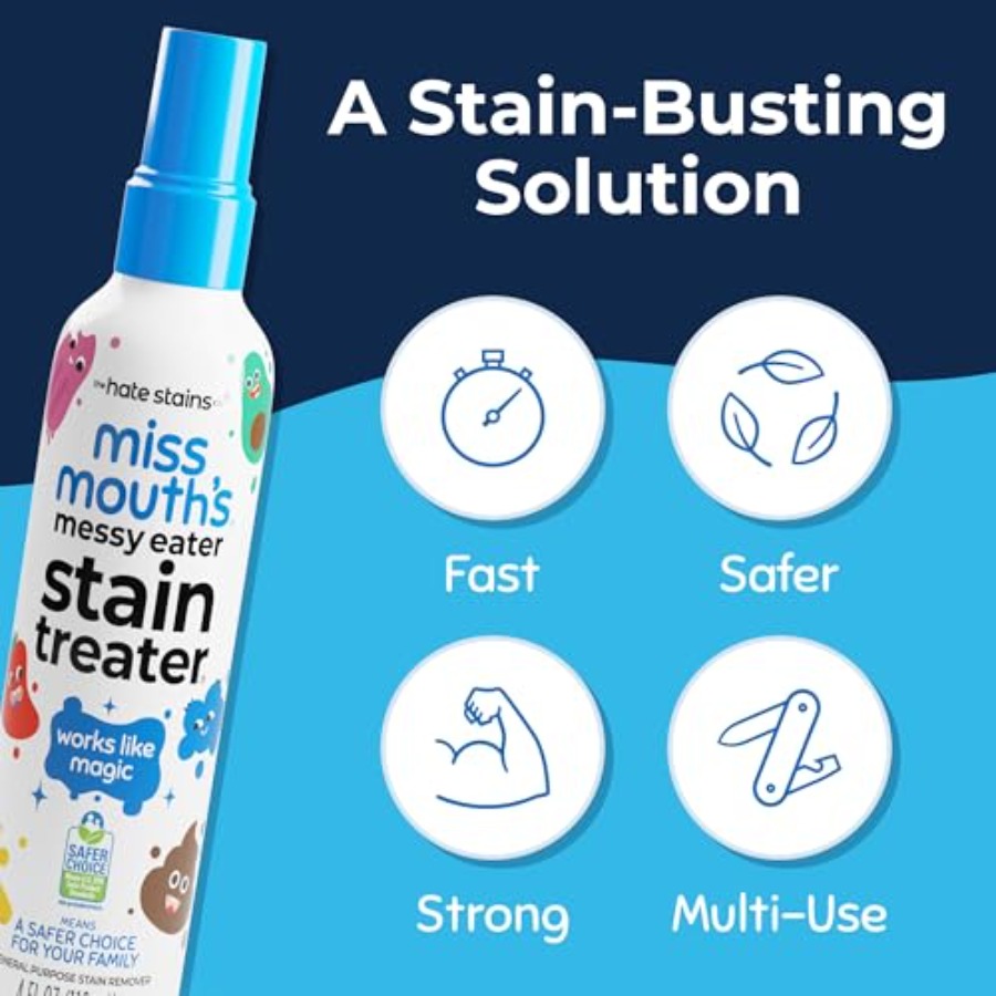 Miss Mouth's Messy Eater Stain - Dry Food Baby reseña y precio