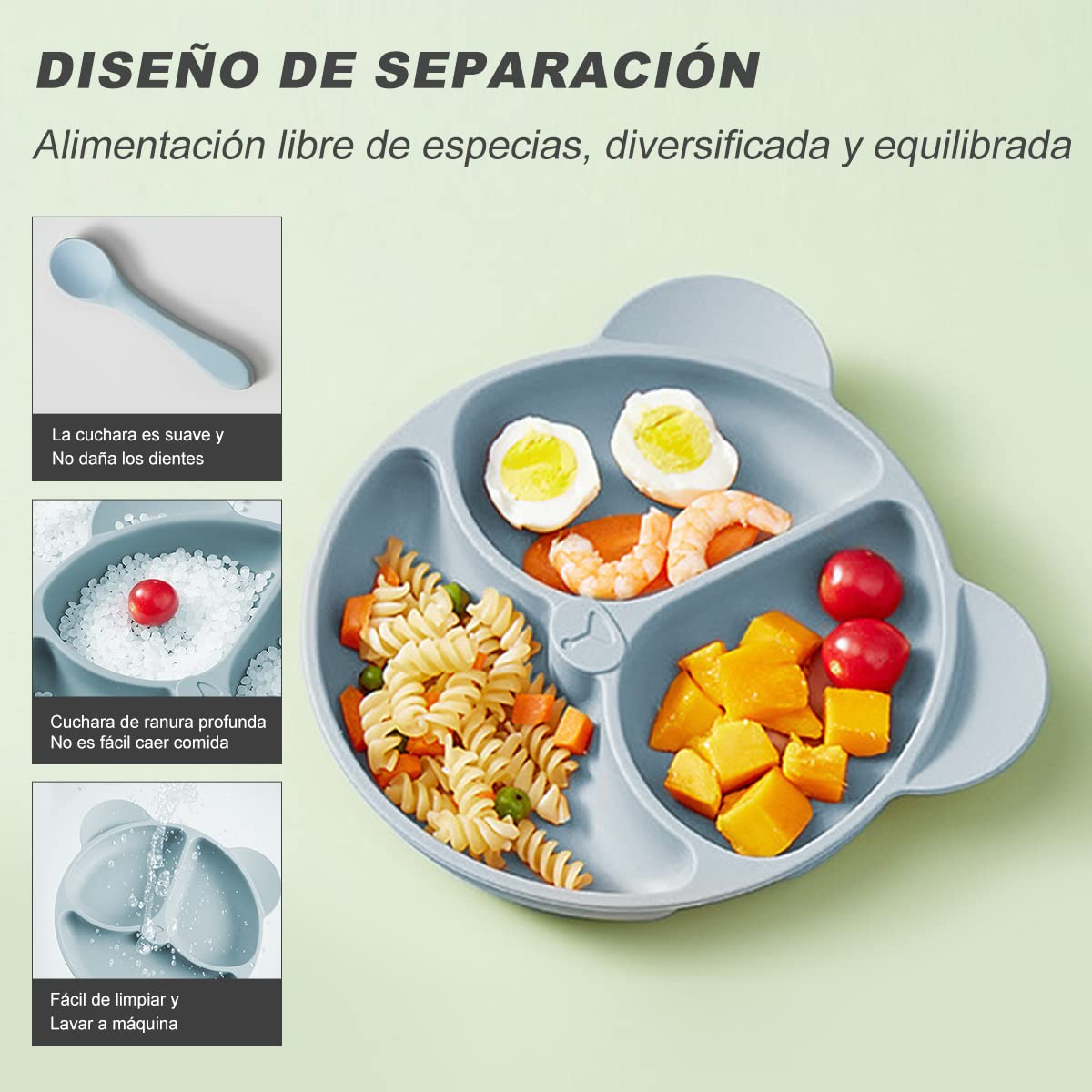 4PCS Baby Feeding Set with Bib - Baby Food Table reseña y precio
