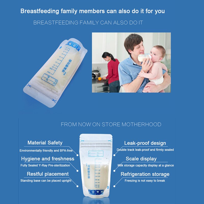 Breastmilk Storage Bag with 25 - Baby Food Pouches 1 Year Old reseña y precio