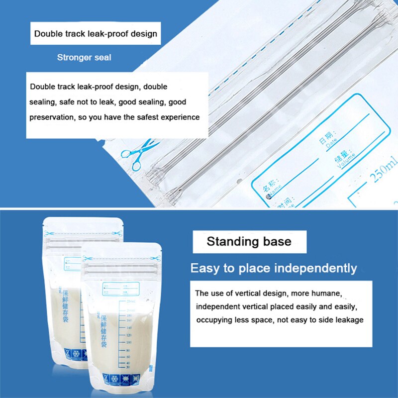 Breastmilk Storage Bag with 25 - Baby Food Pouches 1 Year Old reseña y precio