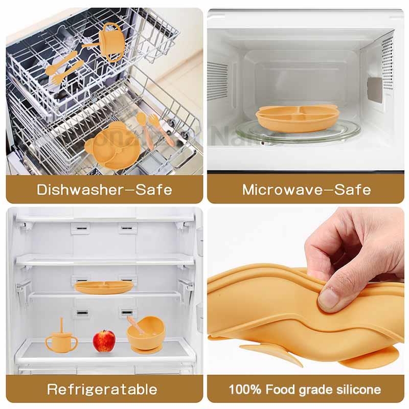 Feeding Set Silicone For Baby  - Baby Food Table reseña y precio